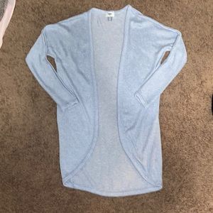 girls light blue cardigan